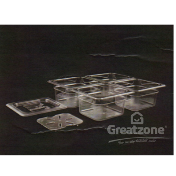 SIXTH SIZE POLYCARBONATE GN PAN