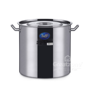 TOFFI STAINLESS STEEL STOCK POT 21LITRE C2530