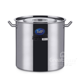 TOFFI STAINLESS STEEL STOCK POT 98LITRE C2550