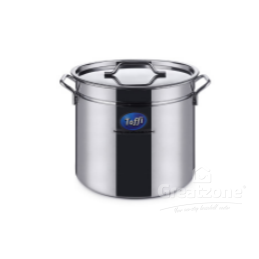 TOFFI STAINLEES STEEL STOCK POT WITH PERFORATED BASKET 59L C3740