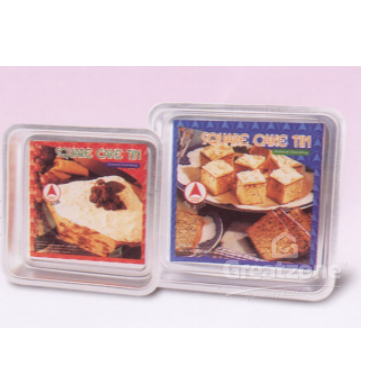 ALU SQUARE CAKE TIN