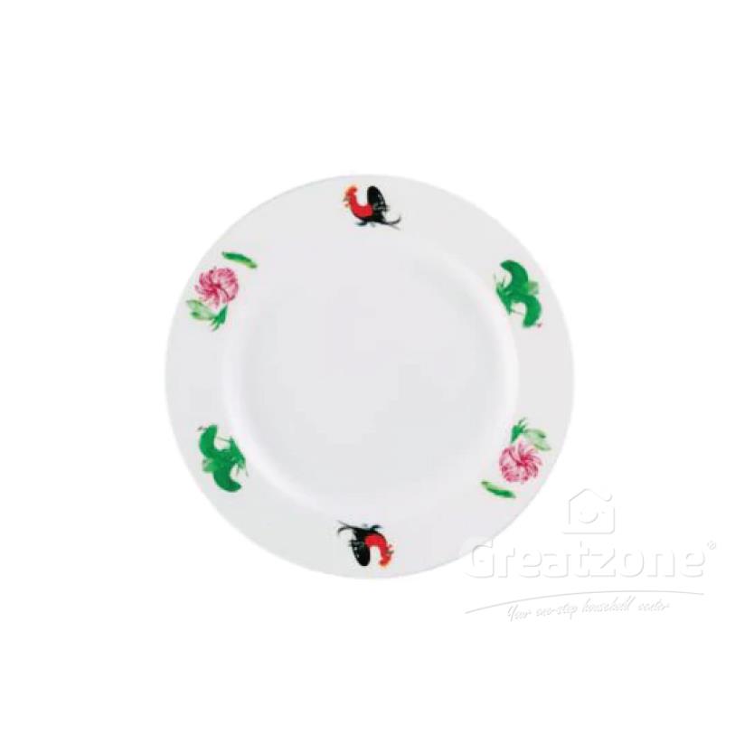 HOOVER CHICKEN RIM ROUND PLATE 14INCH