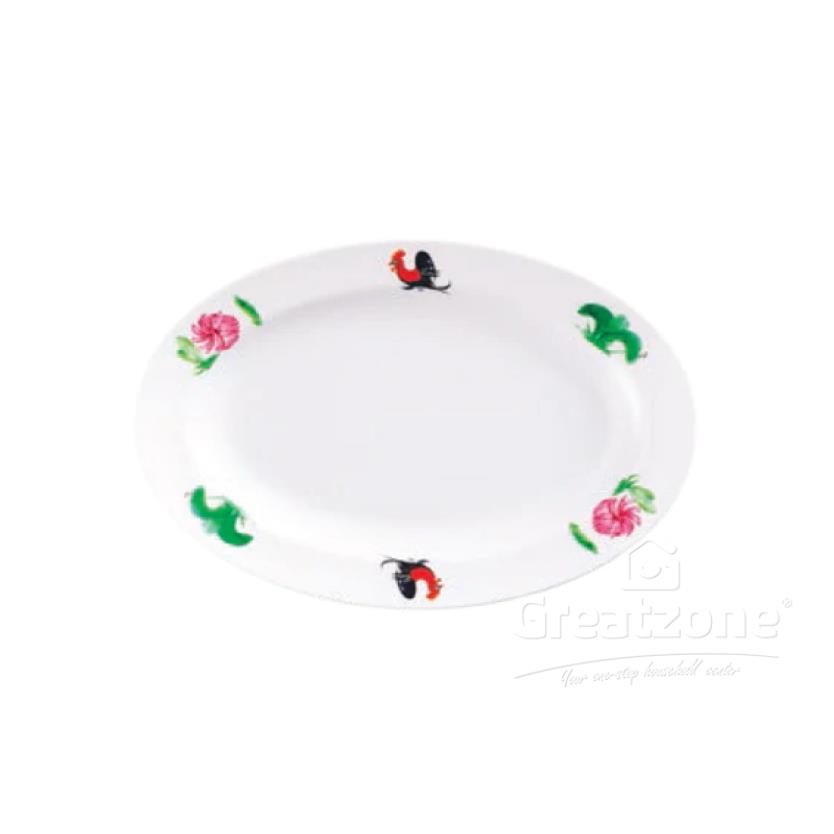 HOOVER CHICKEN OVAL PLATE 14INCH 