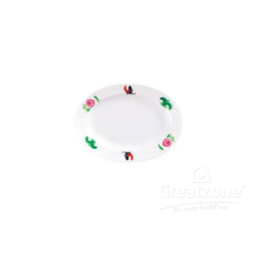 HOOVER CHICKEN DEEP OVAL PLATE 12INCH 