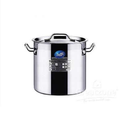 TOFFI STAINLESS STEEL SANDWICHED BOTTOM STOCKPOT 71LITRE C4445