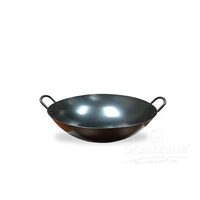 GOLDFISH DEEP WOK WITH DOUBLE HANDLE 34WD