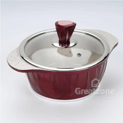 JAYA MATA NON-STICK DURABLE CERAMIC COATING COVERED CASSEROLE 24CM JM792