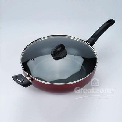 JAYA MATA NON-STICK COVERED DEEP FRYING PAN JM795-28CM