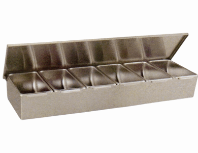 Compartment Condiment Dispenser - 6