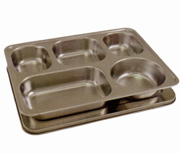 S/S 5 Compartment Dispenser With Lid