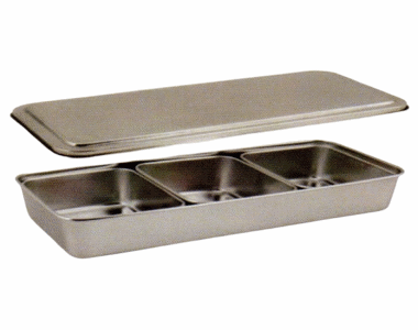 Compartment Japanese Condiment Dispenser - 3 Compartment