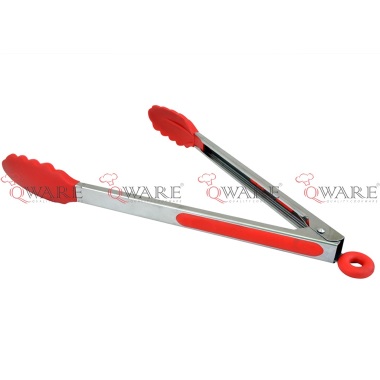Heavy-Duty Silicone Tip Locking Tong (Red)