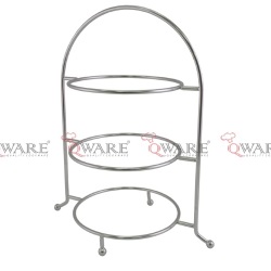 3 Tier Round Shape Dessert Rack without Plate