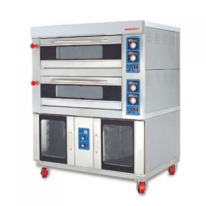 2 Decks Electrical Baking Oven + 8 Pans Proofer 2 Decks Electrical Baking Oven + 8 Pans Proofer
