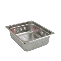 Half Size Perforated GN Pan With Stacking Recess