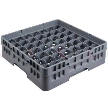 49 Compartment Glass Rack With Full Drop Extender
