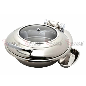 Round Hydraulic Induction Chafing Dish with Window