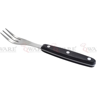 Black Wooden Handle Abalone Fork