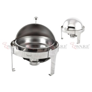 Round Roll Top Chafing Dish