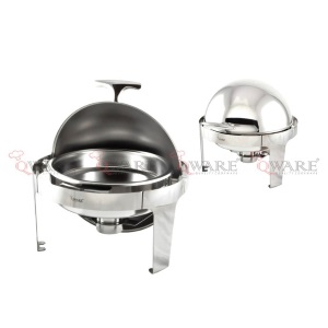 Round Roll Top Chafing Dish