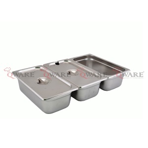 Third Size GN Pan With Stacking Recess